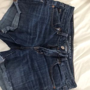 american eagle denim shorts